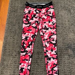 Eastbay pink camp leggings